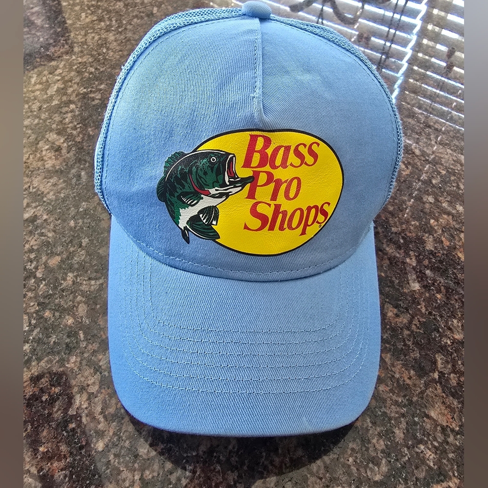 Bass Pro Shops Blue Cap for Fishing Enthusiasts
